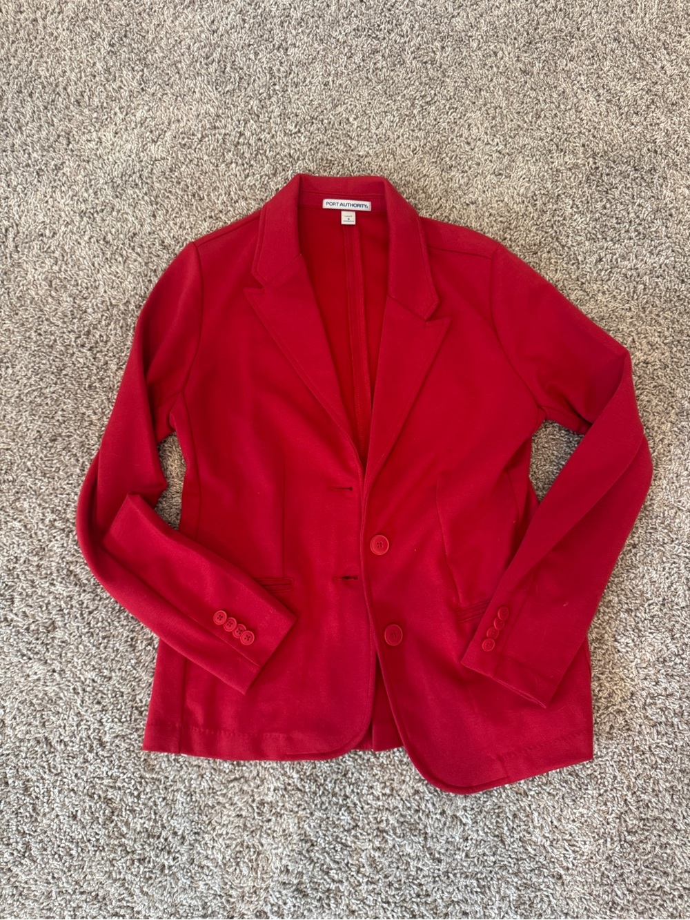 Port Authority Women’s Bright Red Tailored Blazer Jacket